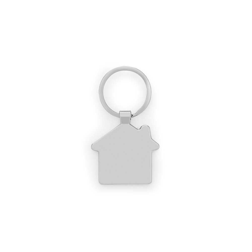 GASTON HOUSE. Porte-clés en forme de maison en zinc et bambou 6