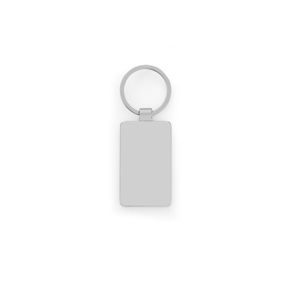 GASTON RECTANGULAR. Porte-clés rectangulaire en zinc et bambou 5