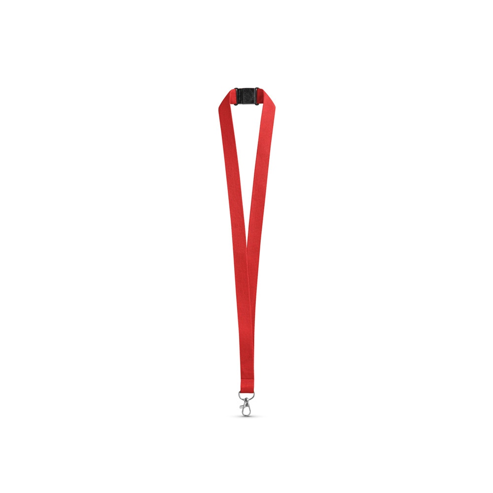 LEEDS. Lanyard en polyester avec fermoir de sécurité 4