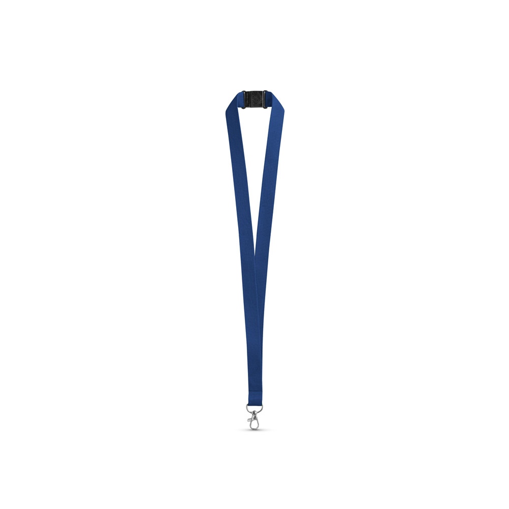 LEEDS. Lanyard en polyester avec fermoir de sécurité 3