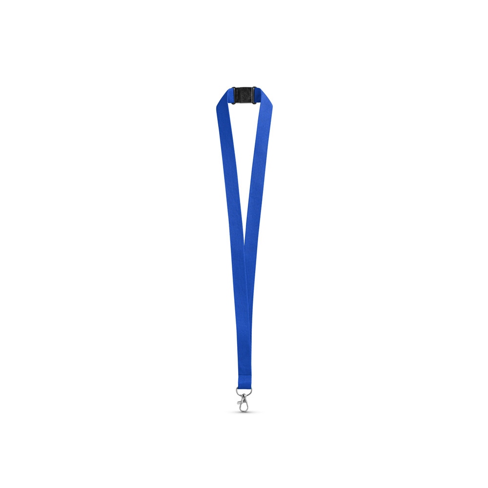 LEEDS. Lanyard en polyester avec fermoir de sécurité 8