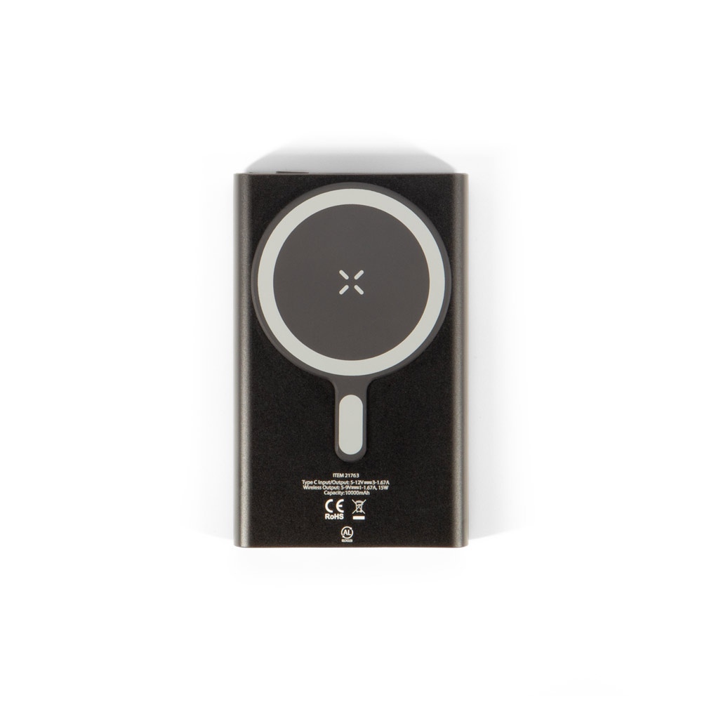 WRIGHT 10. Batterie externe magnétique avec recharge ultra-rapide en aluminium recyclé et ABS recyclé 10 000 mAh 3