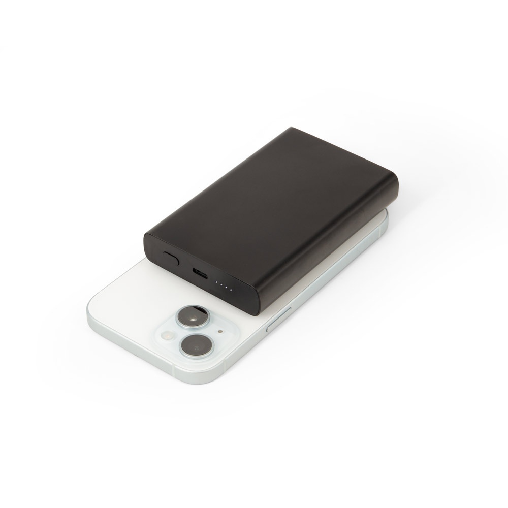 WRIGHT 10. Batterie externe magnétique avec recharge ultra-rapide en aluminium recyclé et ABS recyclé 10 000 mAh 6