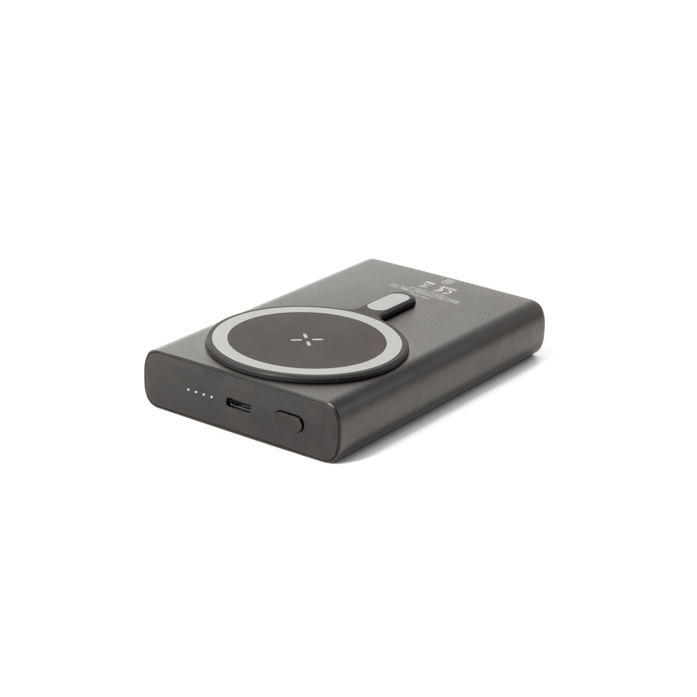WRIGHT 10. Batterie externe magnétique avec recharge ultra-rapide en aluminium recyclé et ABS recyclé 10 000 mAh 2