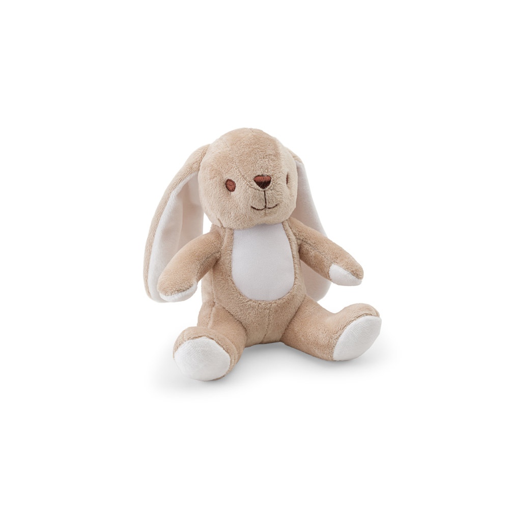 BUGS. Peluche en polyester en forme de lapin, avec son propre tissu pour la personnalisation 2