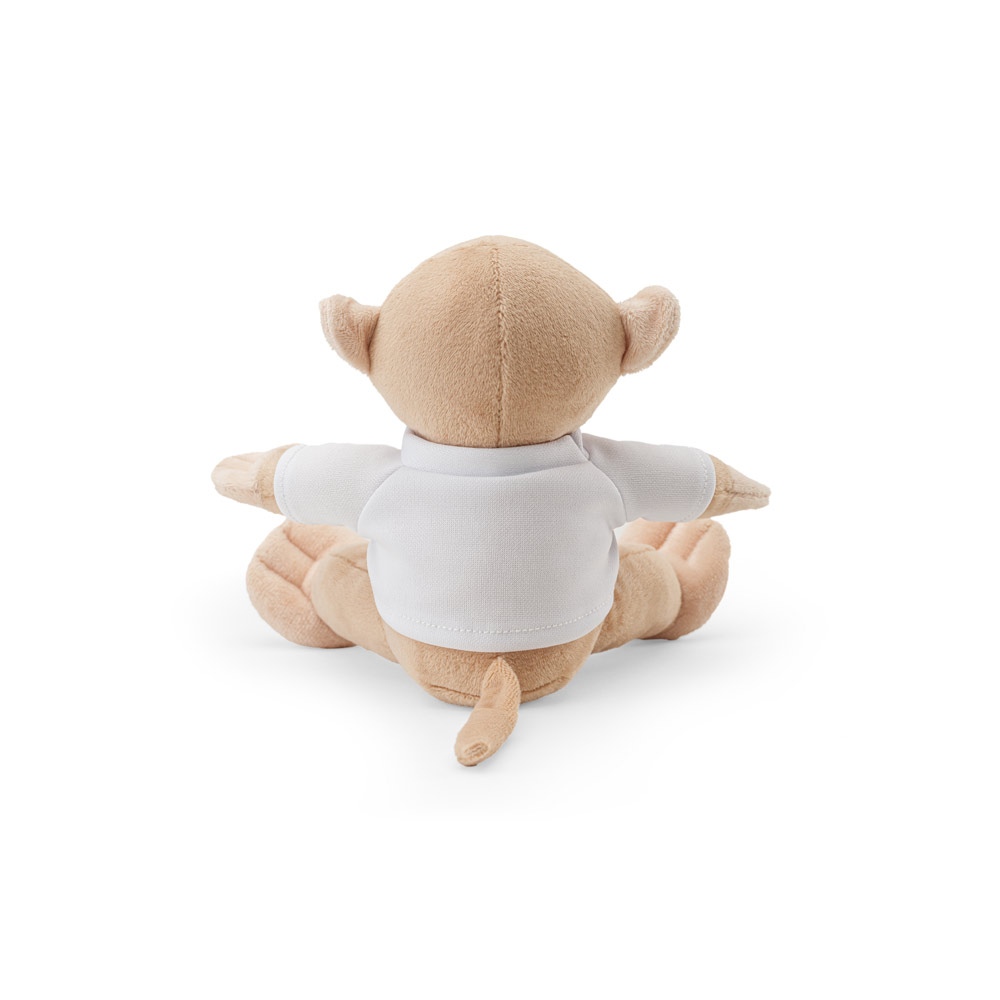 MONKY. Peluche en forme de singe avec t-shirt 5