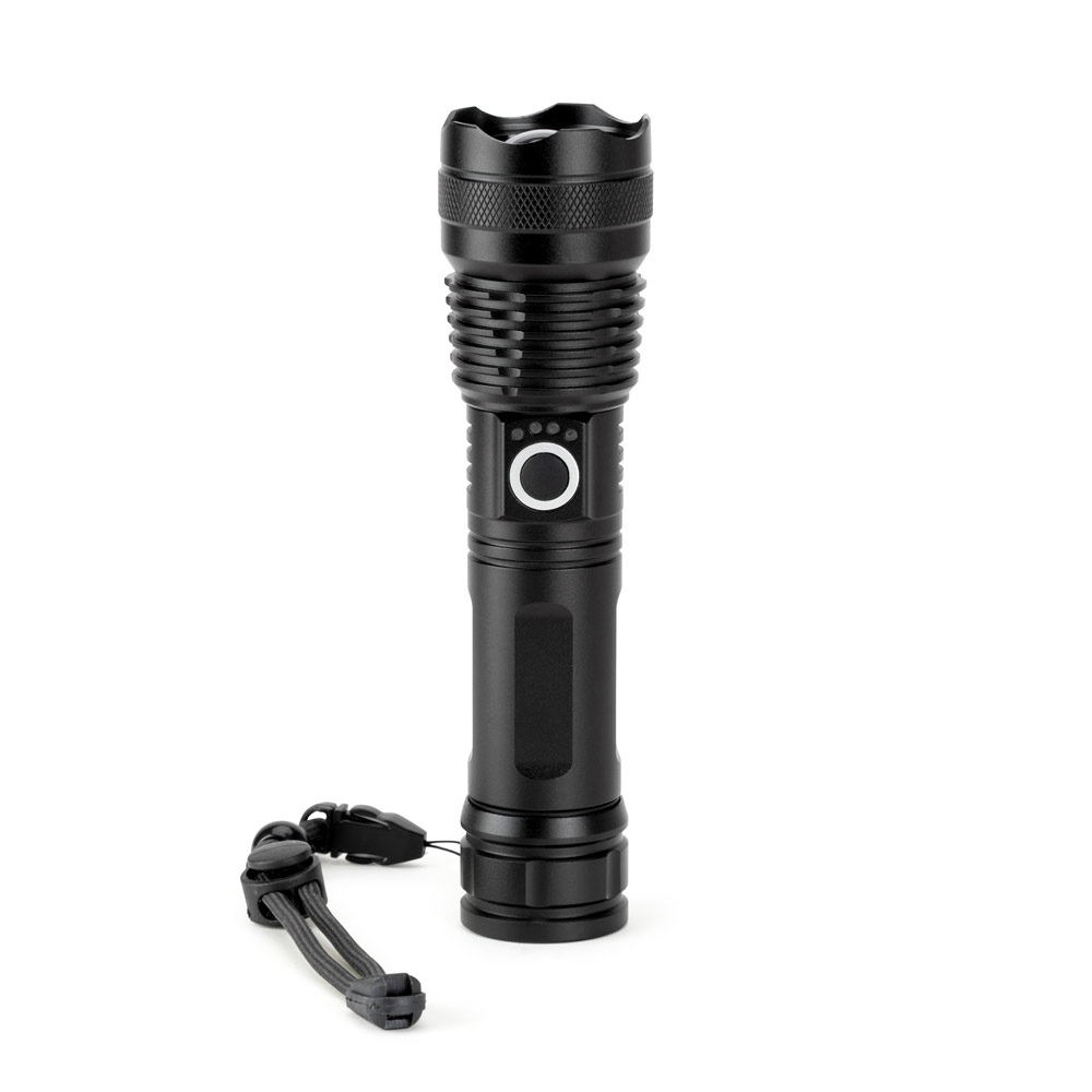 YVIAN. Lampe torche rechargeable de 10 W en aluminium (100% rAL) 3