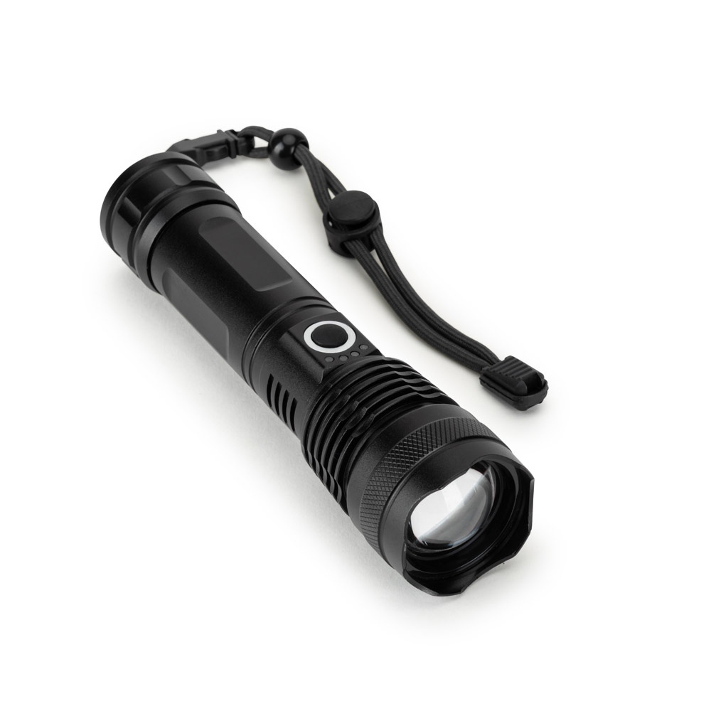 YVIAN. Lampe torche rechargeable de 10 W en aluminium (100% rAL) 5