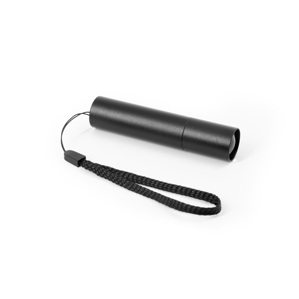 BRUCE. Lampe torche rechargeable en aluminium recyclé (100 % rAL) avec embout extensible de 30 mm 2