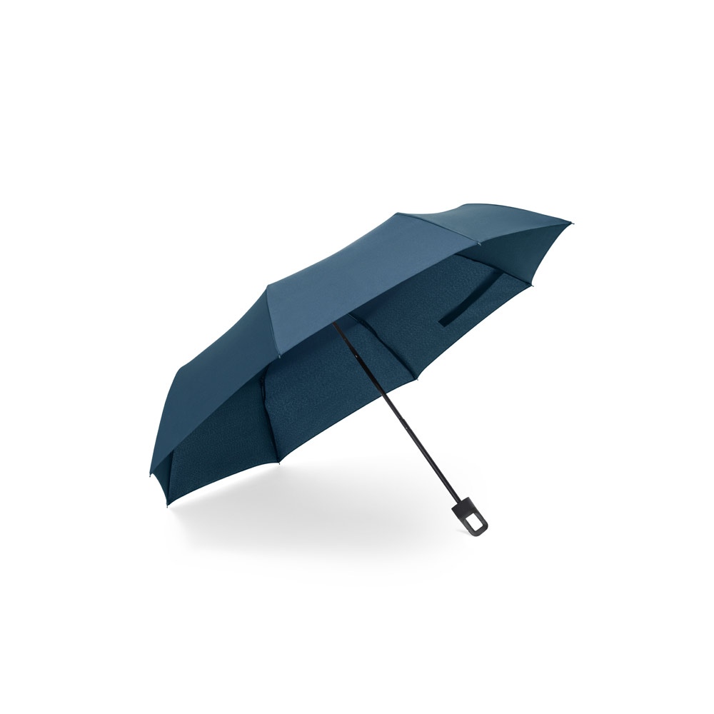 GEORGE. Parapluie 21 pouces fabriqué à partir de polyester recyclé (100 % rPET) et de pongé 190T résistant au vent 2