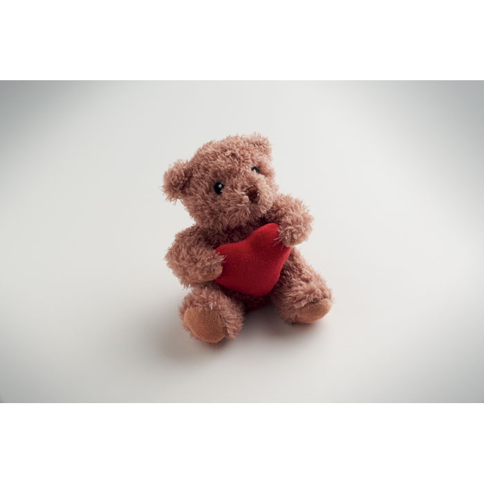 Petit ours peluche avec cœur - CUDDLE 4
