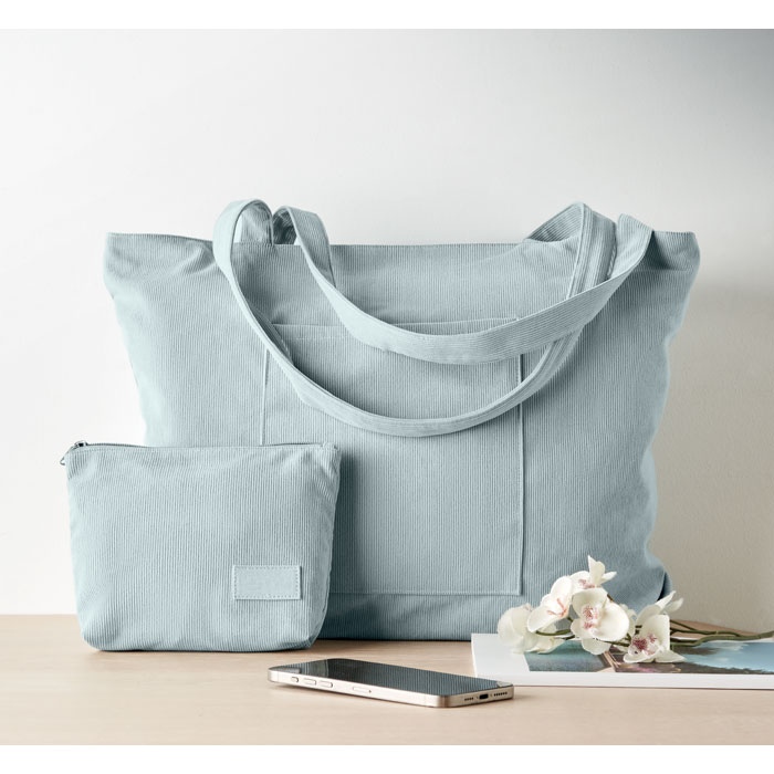 Grand sac shopping en velours - CORDY G 9