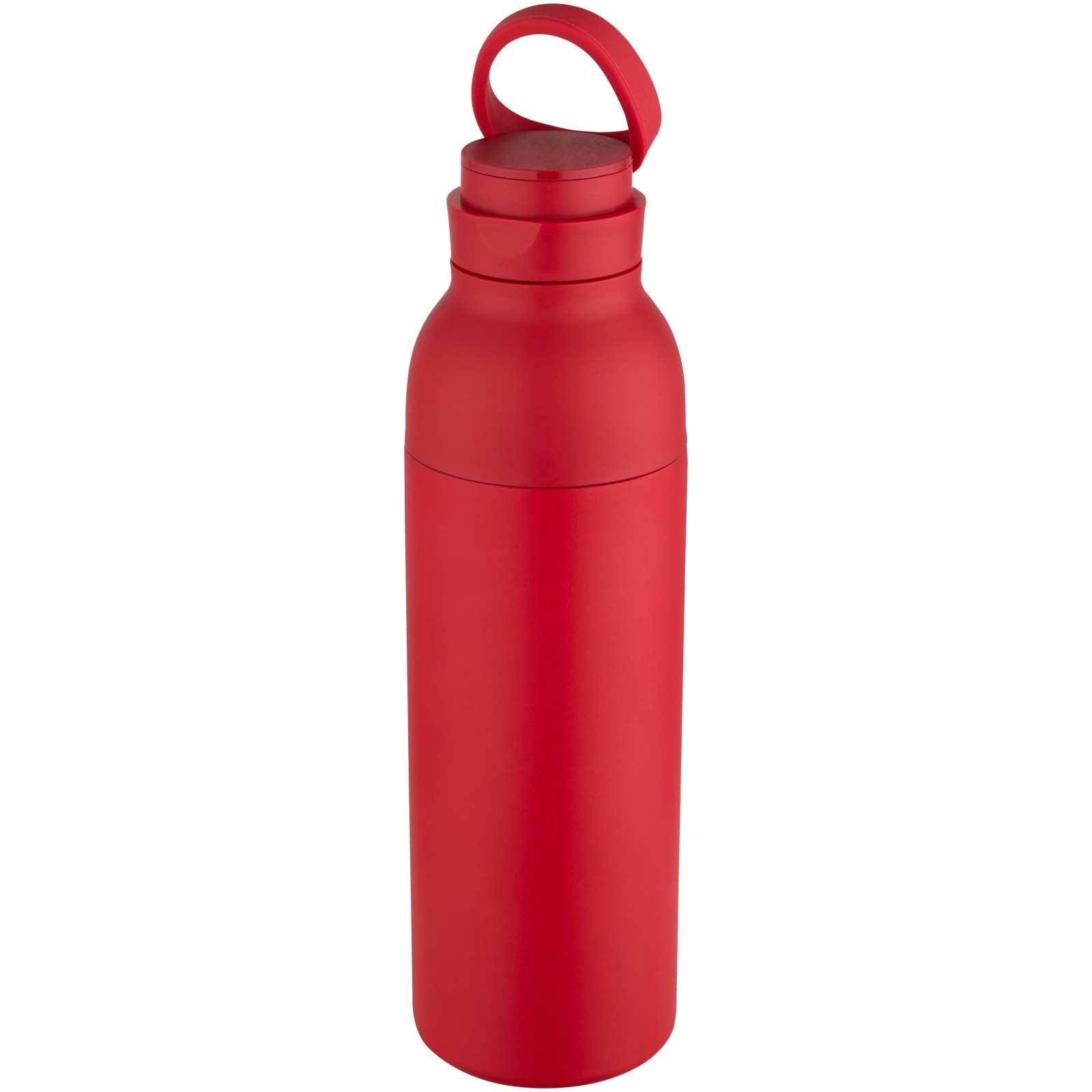 Bouteille avec isolation sous vide Illuminate double paroi de 650 ml en acier inoxydable recyclé certifié RCS 34