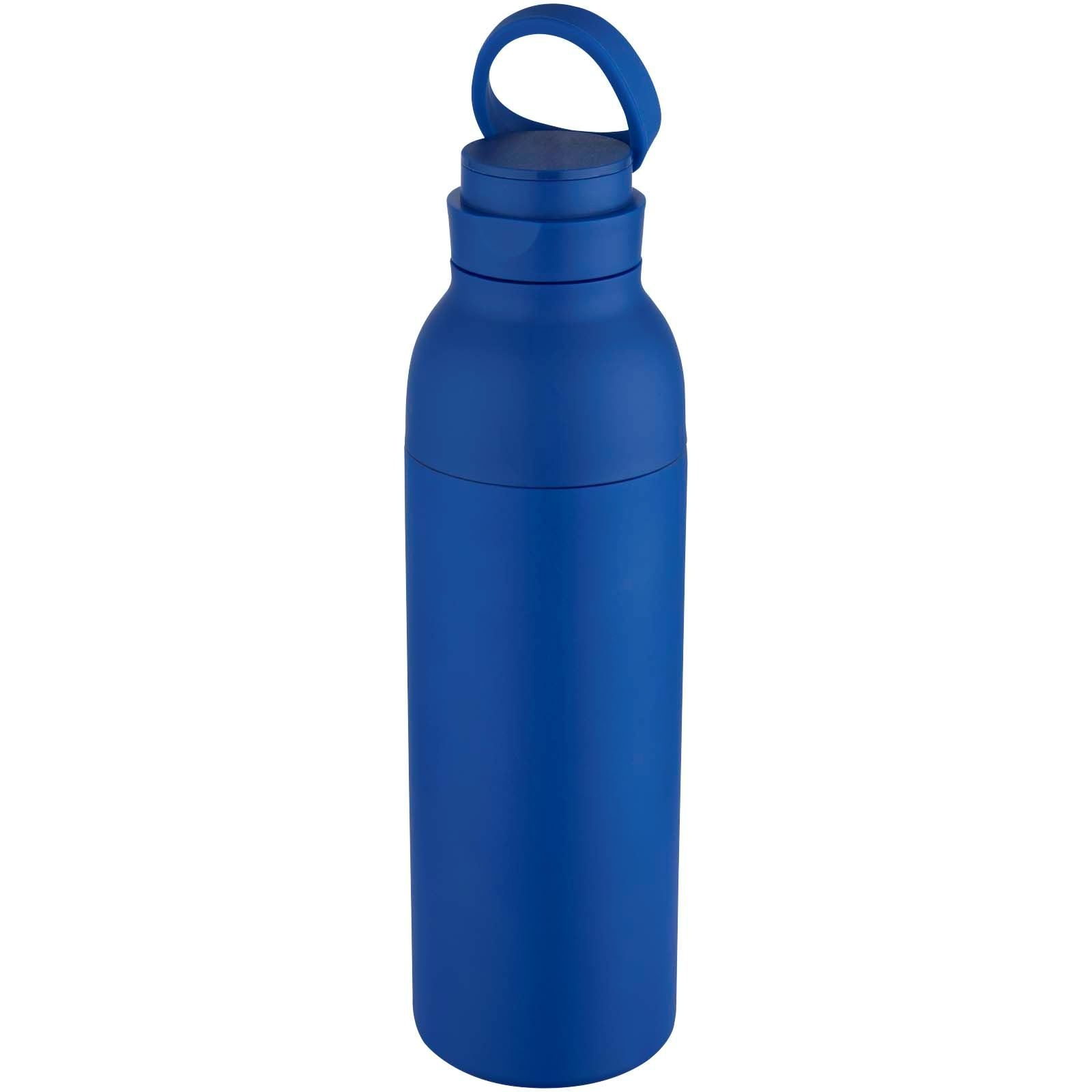 Bouteille avec isolation sous vide Illuminate double paroi de 650 ml en acier inoxydable recyclé certifié RCS 35