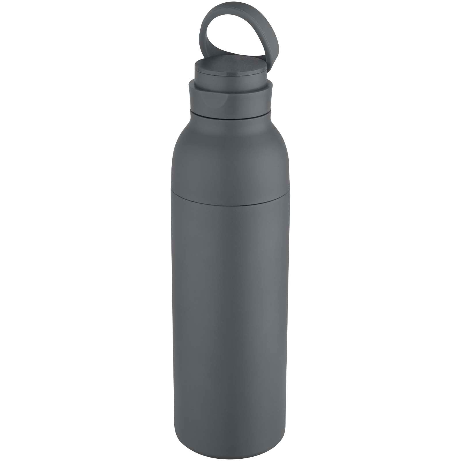 Bouteille avec isolation sous vide Illuminate double paroi de 650 ml en acier inoxydable recyclé certifié RCS 36