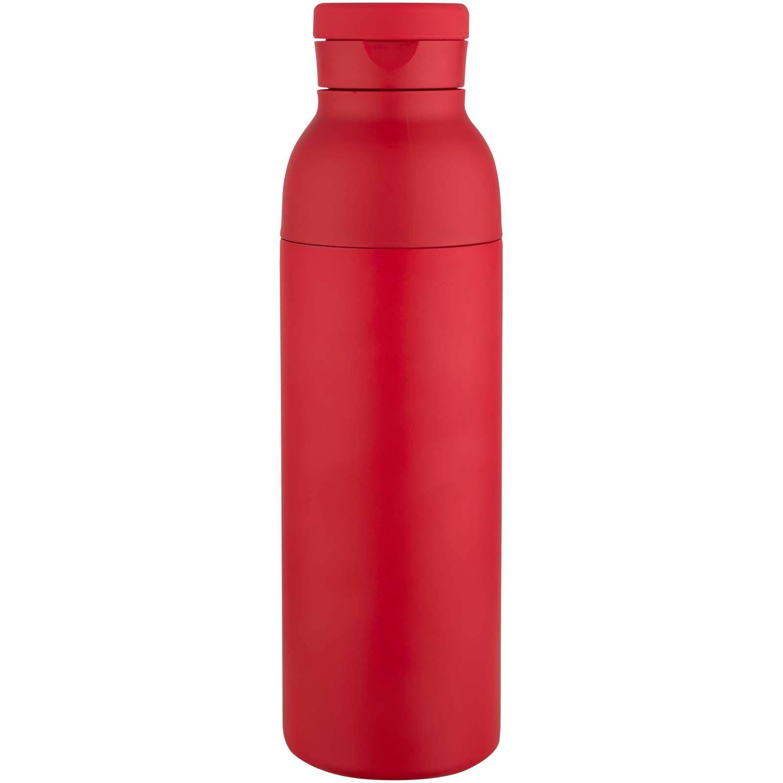 Bouteille avec isolation sous vide Illuminate double paroi de 650 ml en acier inoxydable recyclé certifié RCS 10