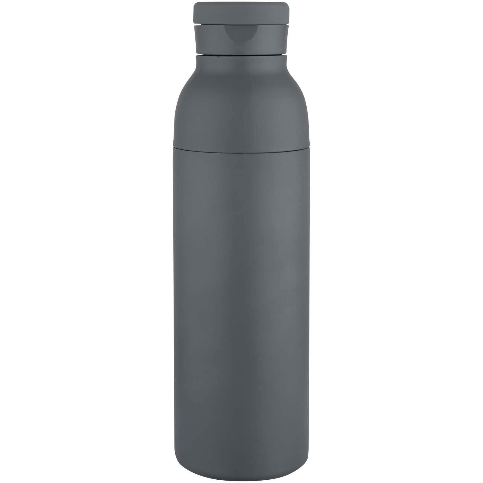 Bouteille avec isolation sous vide Illuminate double paroi de 650 ml en acier inoxydable recyclé certifié RCS 12