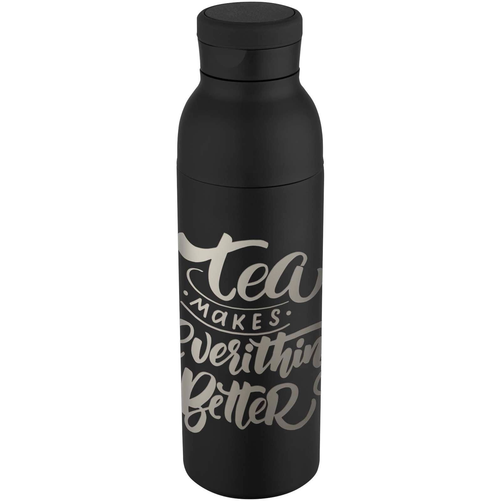 Bouteille avec isolation sous vide Illuminate double paroi de 650 ml en acier inoxydable recyclé certifié RCS 14