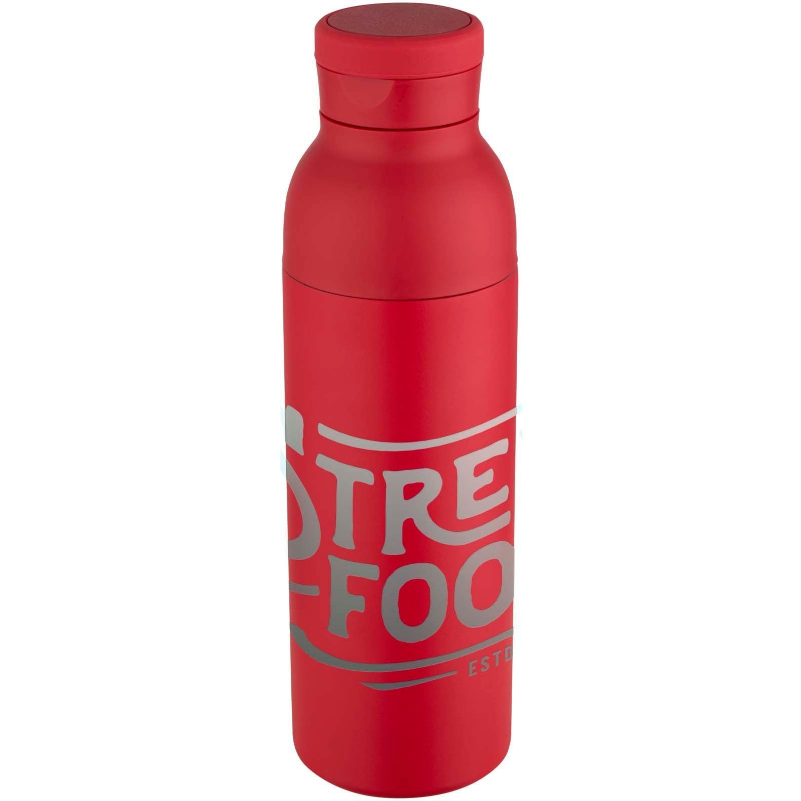 Bouteille avec isolation sous vide Illuminate double paroi de 650 ml en acier inoxydable recyclé certifié RCS 16