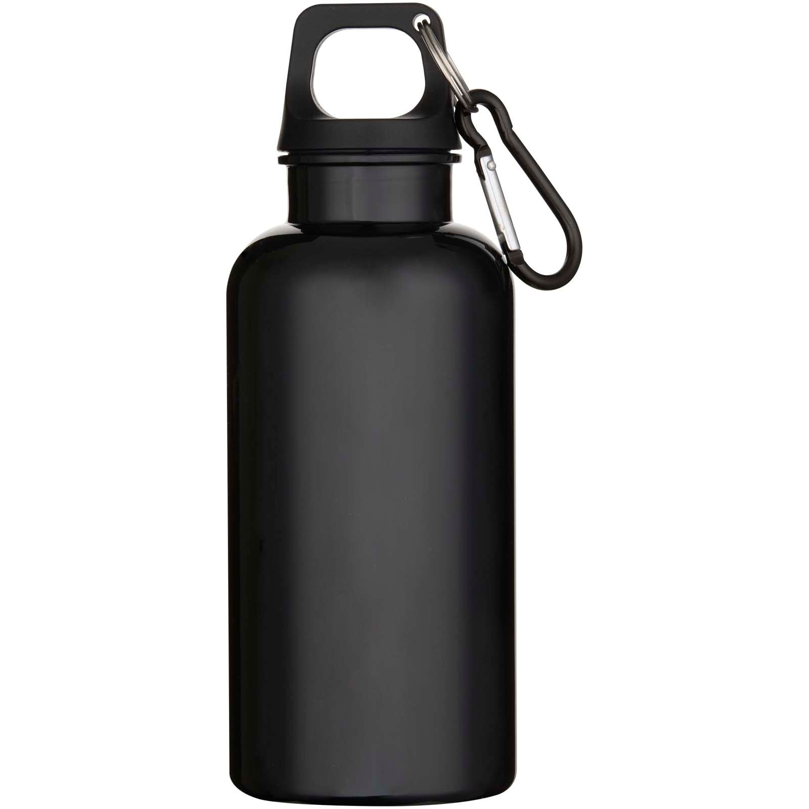 Bouteille d’eau Oregon de 400 ml en plastique recyclé uni certifié RCS avec mousqueton 14