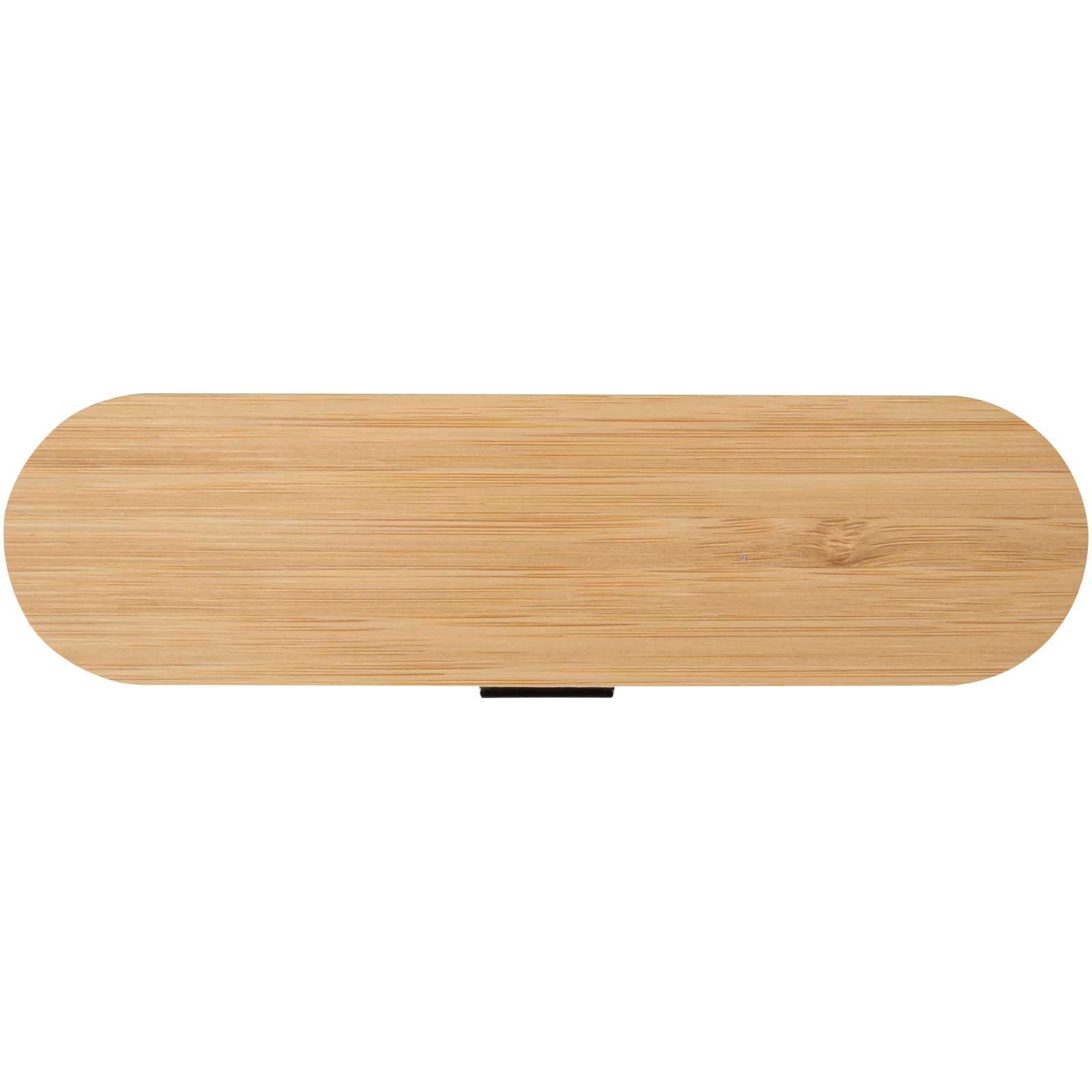 Ensemble de couverts Runa avec couvercle en bambou 8