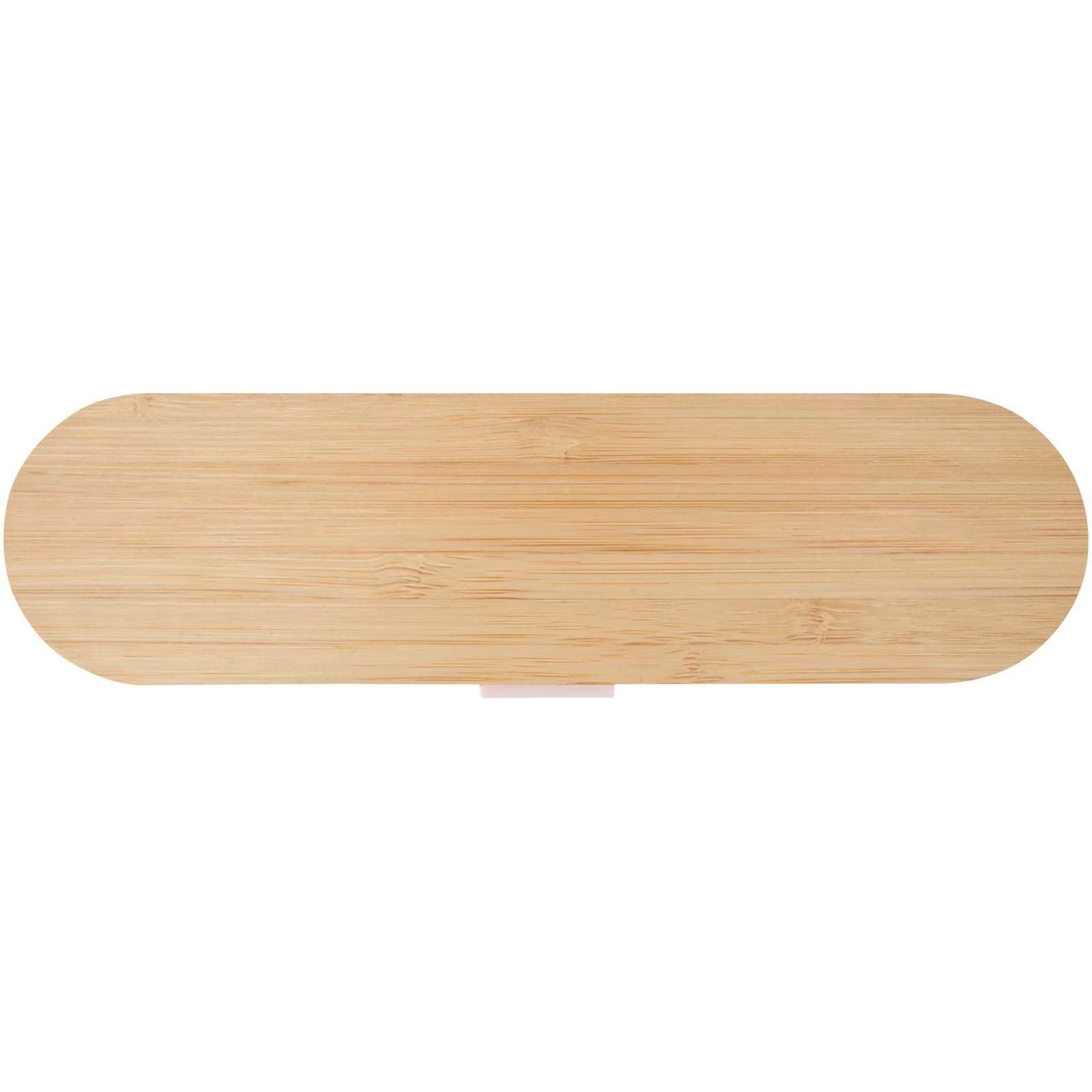 Ensemble de couverts Runa avec couvercle en bambou 10