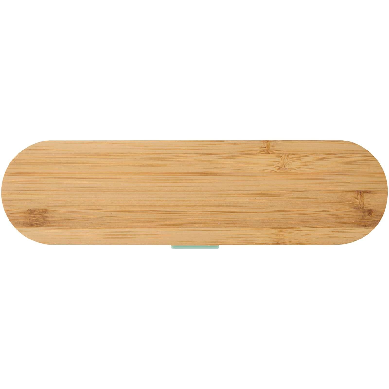 Ensemble de couverts Runa avec couvercle en bambou 11