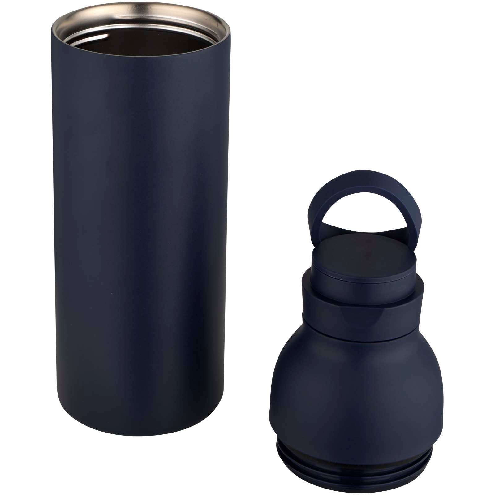 Bouteille d’eau Illuminate de 650 ml en acier inoxydable recyclé à double paroi RCS avec couvercle 3 pièces 7
