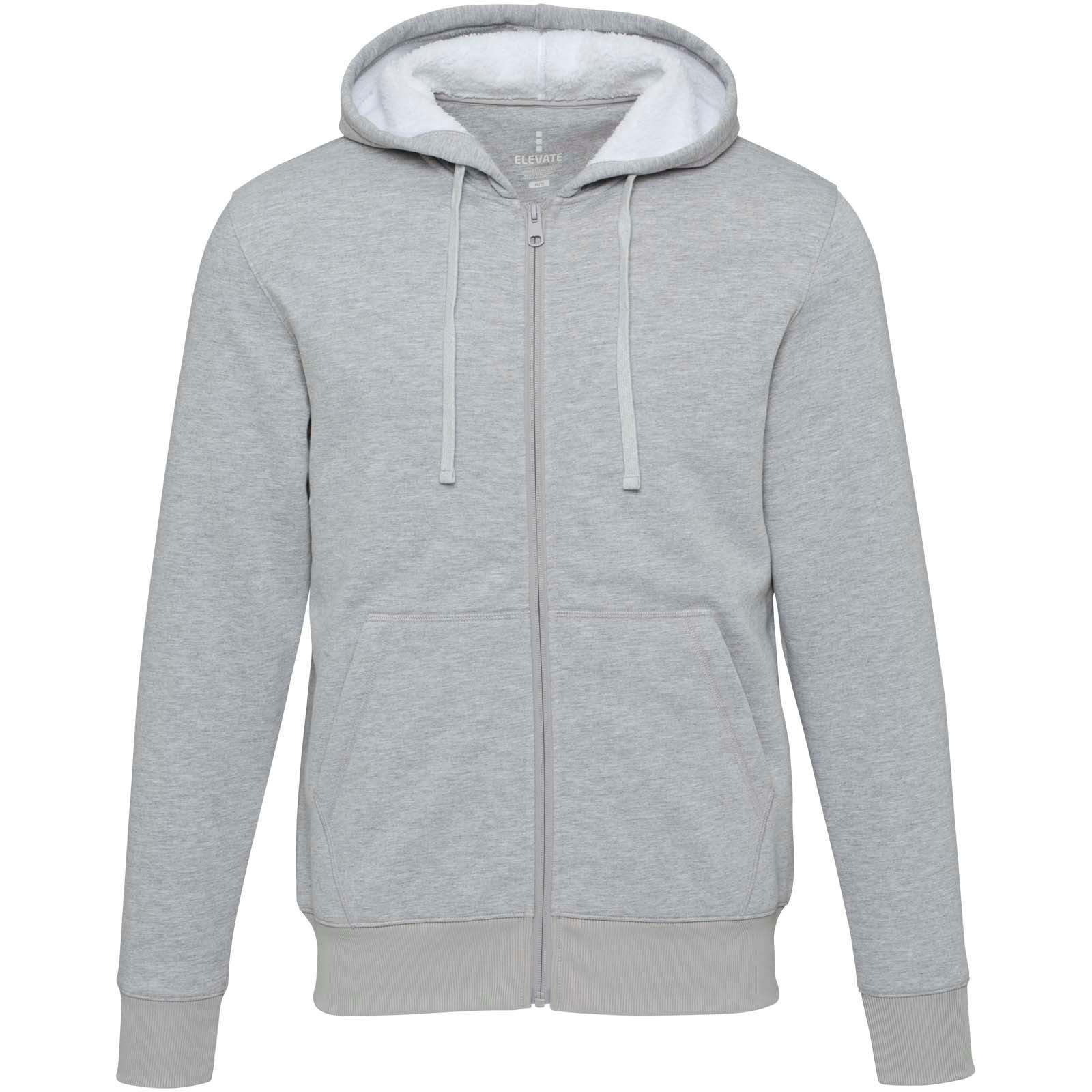 Sweat à capuche sherpa Natron intégralement zippé 6