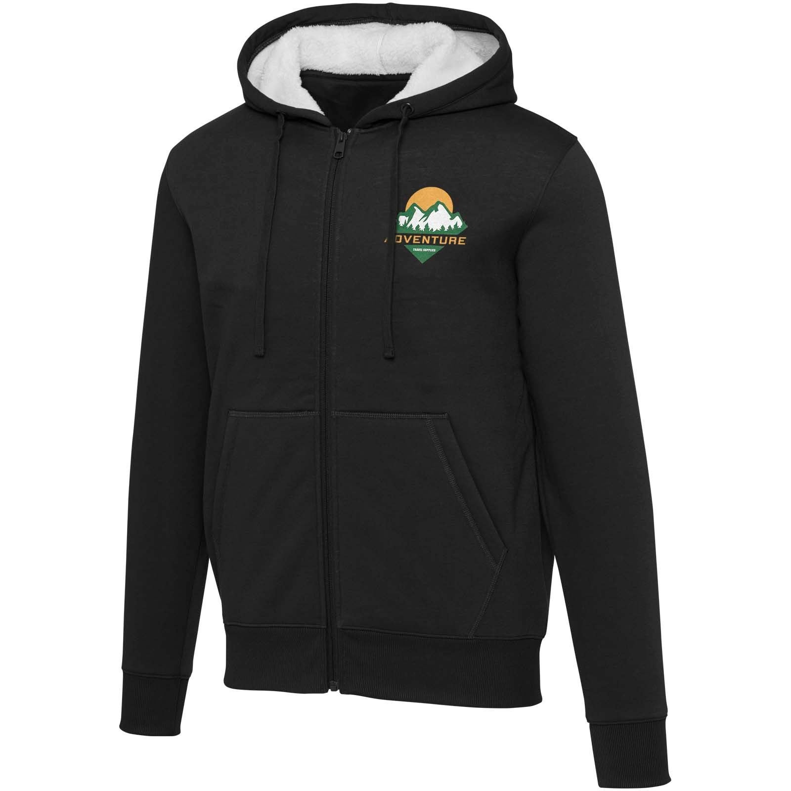 Sweat à capuche sherpa Natron intégralement zippé 8