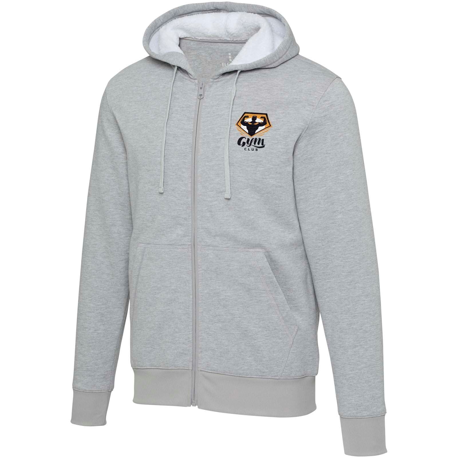 Sweat à capuche sherpa Natron intégralement zippé 9