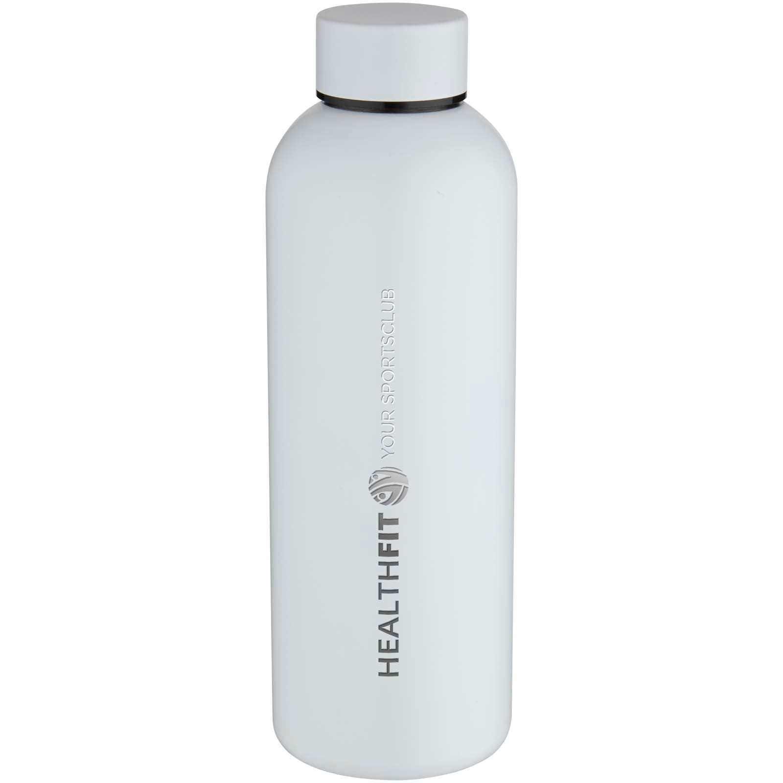 Bouteille d’eau Spring de 750 ml en acier inoxydable recyclé certifié RCS à simple paroi 16