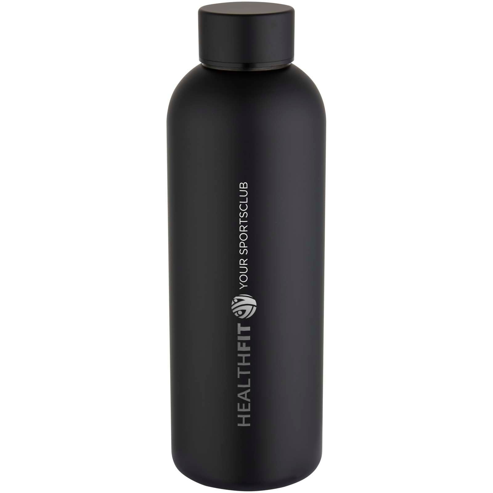 Bouteille d’eau Spring de 750 ml en acier inoxydable recyclé certifié RCS à simple paroi 12