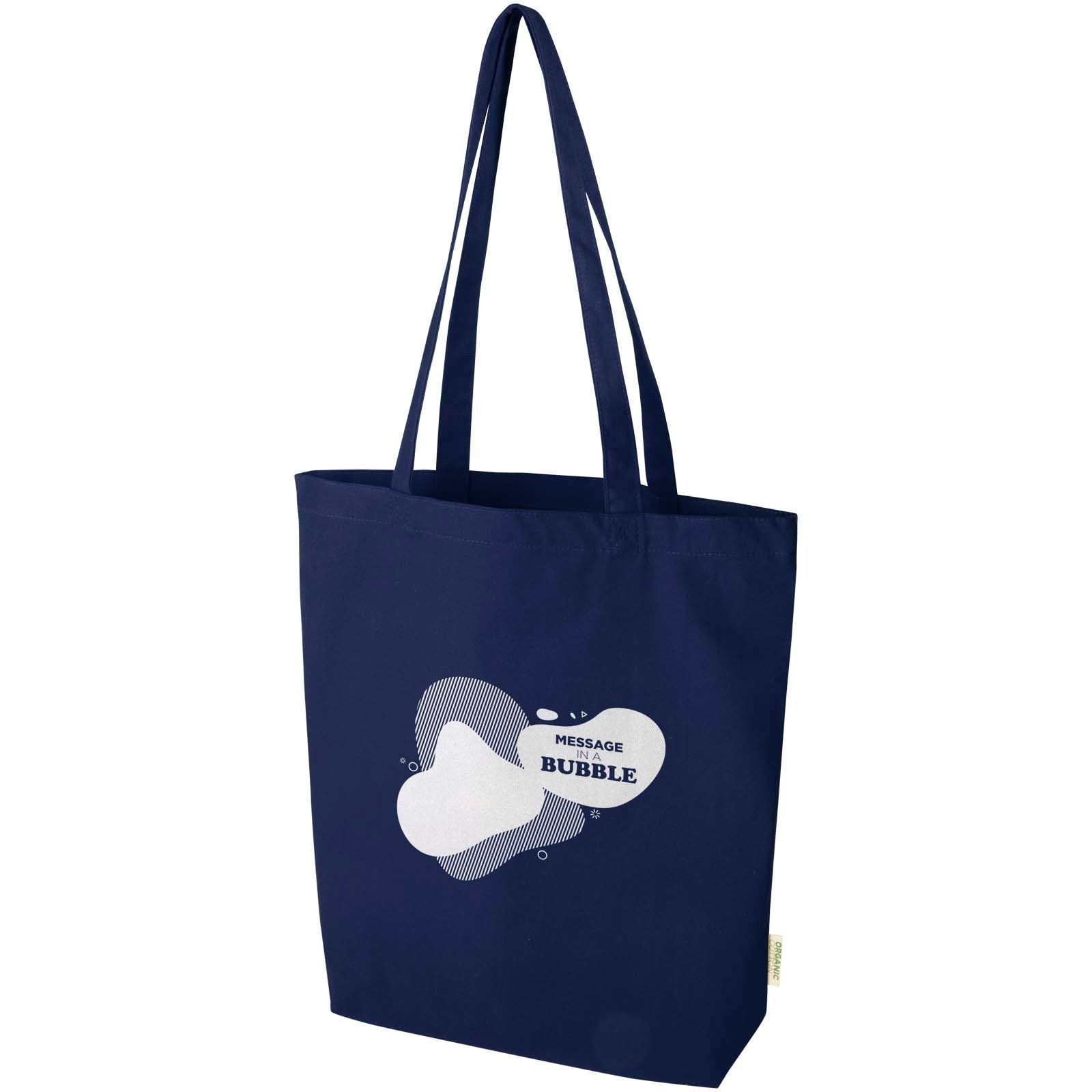 Sac shopping Odisha bio OCS à large fond 180 g/m2 de 11 L 16