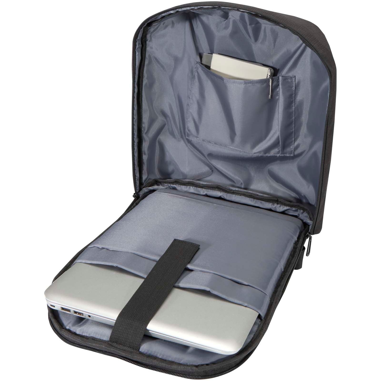 Sac à dos antivol pour ordinateur portable 15" Luma de 10 L en matériaux recyclés GRS 17