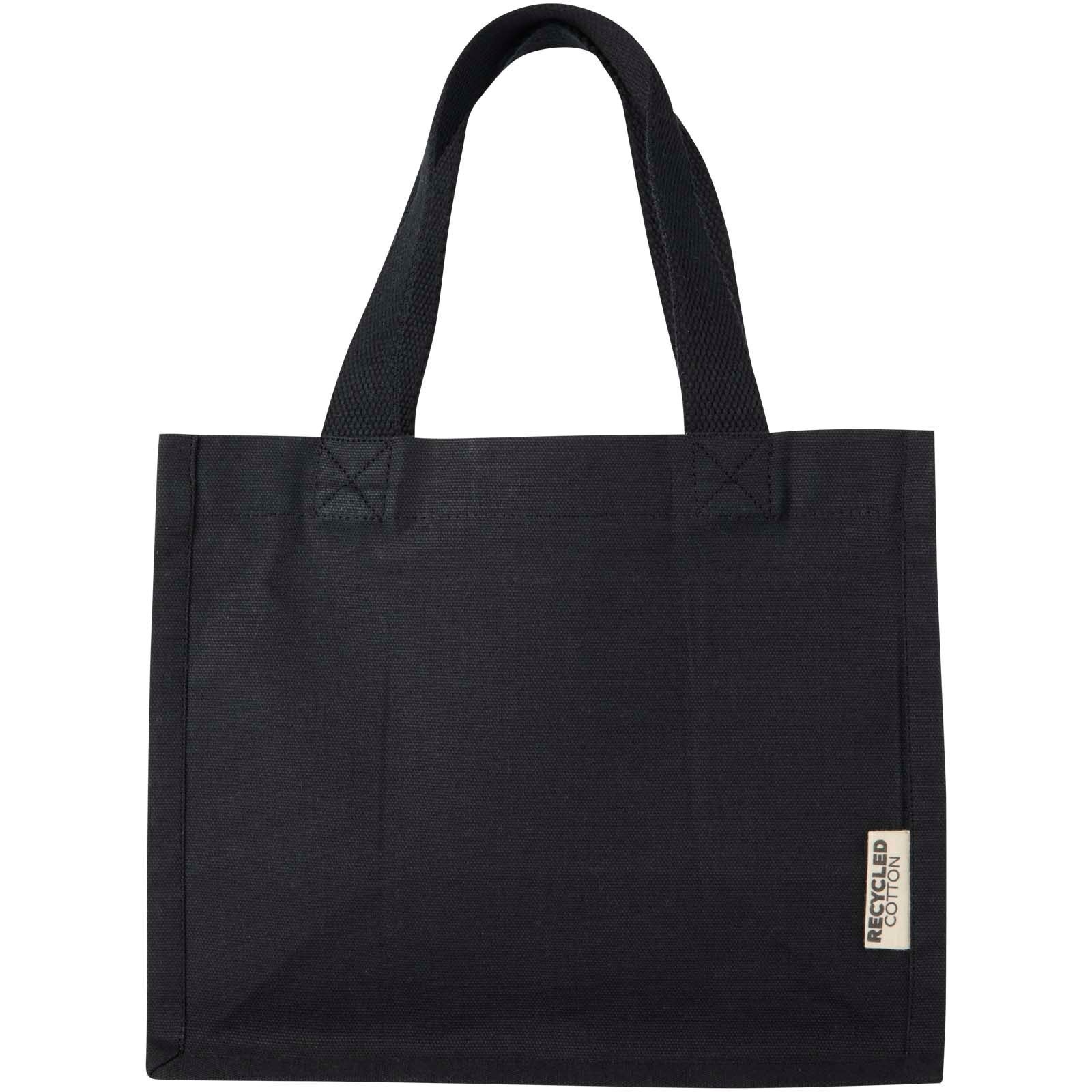 Mini sac shopping Odessa à soufflet en coton recyclé de 9 L et 220 g/m² certifié GRS 4