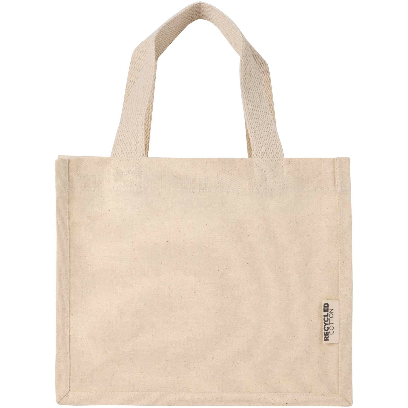 Mini sac shopping Odessa à soufflet en coton recyclé de 9 L et 220 g/m² certifié GRS 5