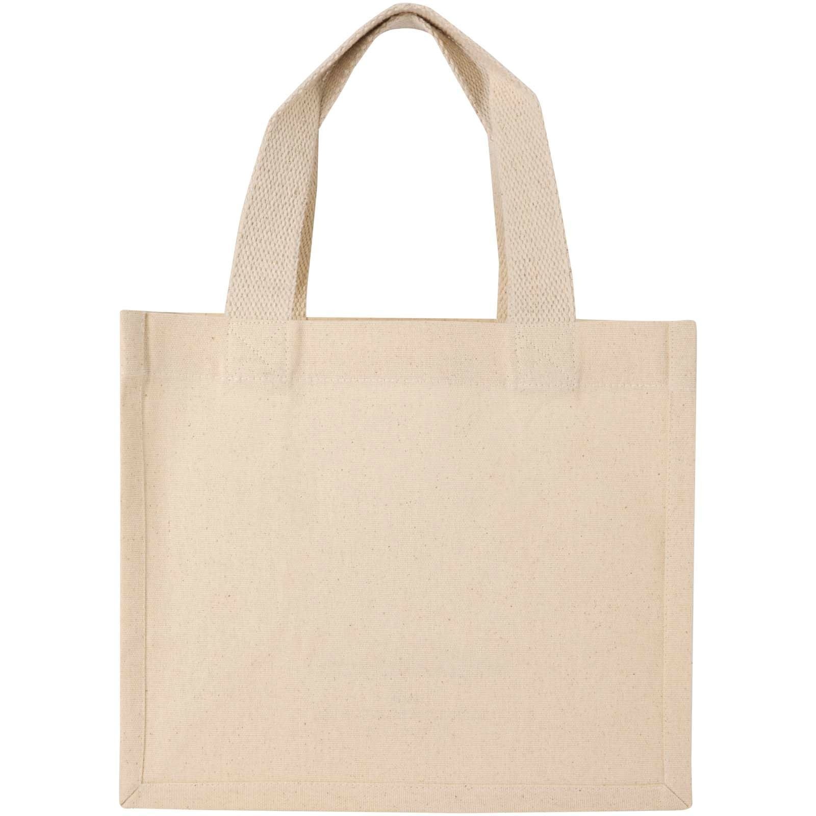 Mini sac shopping Odessa à soufflet en coton recyclé de 9 L et 220 g/m² certifié GRS 9