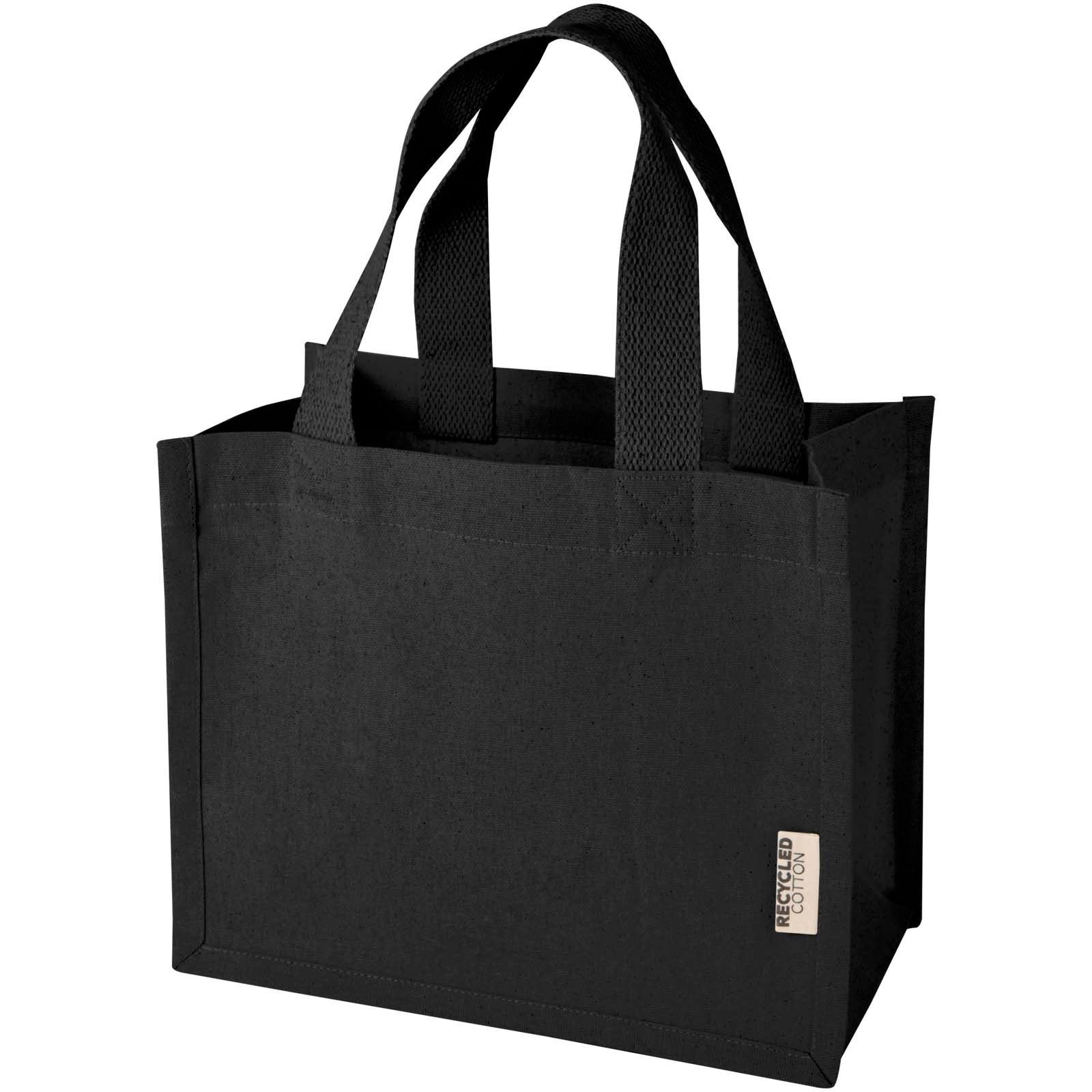 Mini sac shopping Odessa à soufflet en coton recyclé de 9 L et 220 g/m² certifié GRS