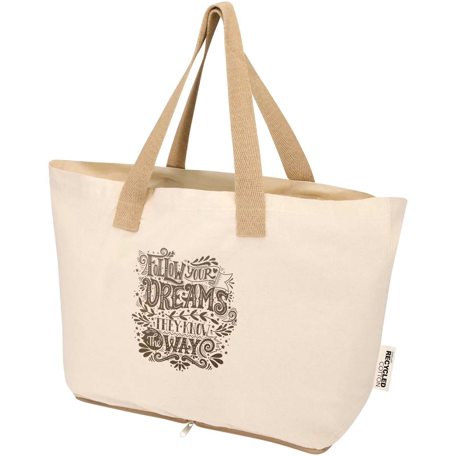 Sac shopping Sierra pliable en coton recyclé GRS 140 g/m2 7 L 14