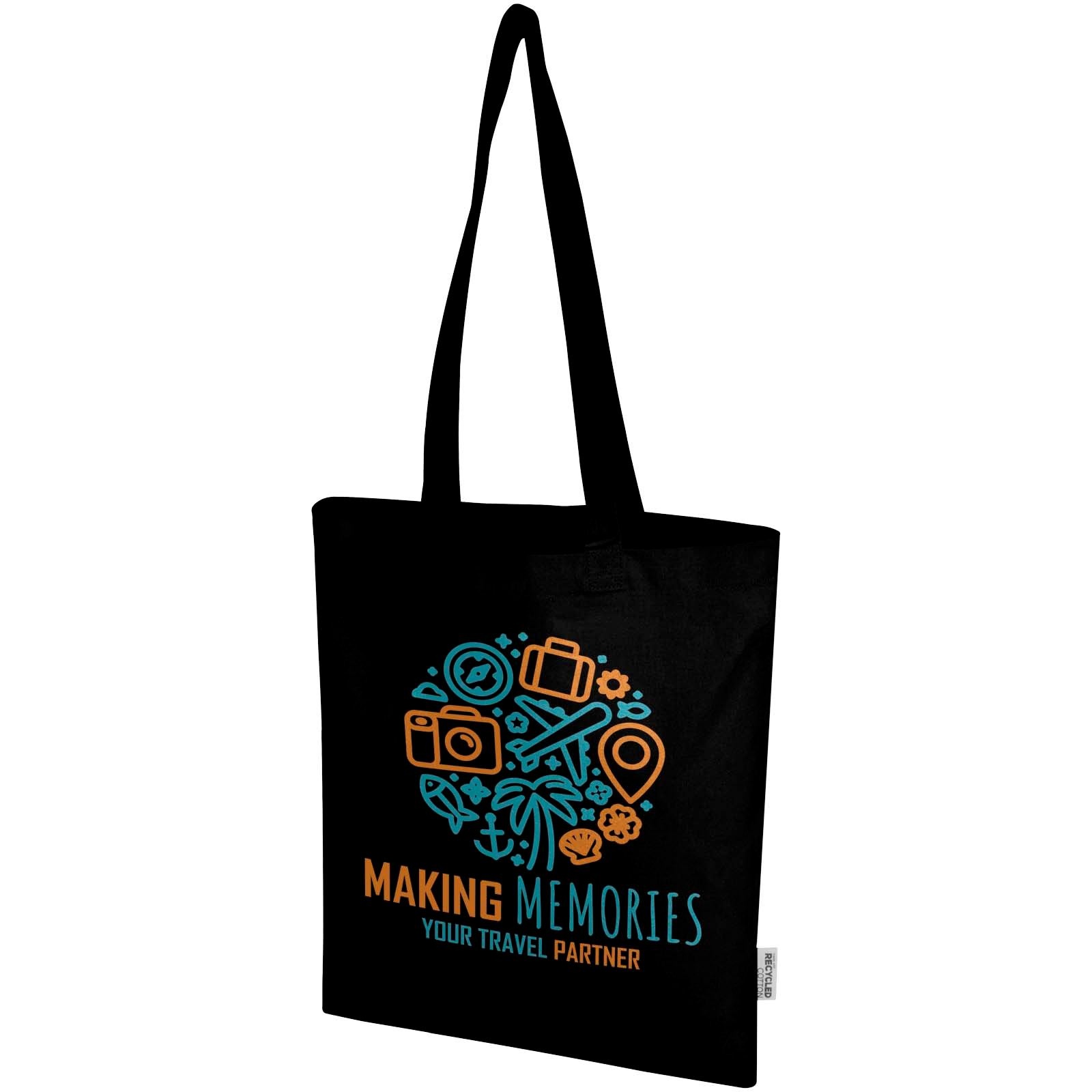 Sac shopping Peru Blend en coton recyclé GRS 180 g/m2 7 L 14