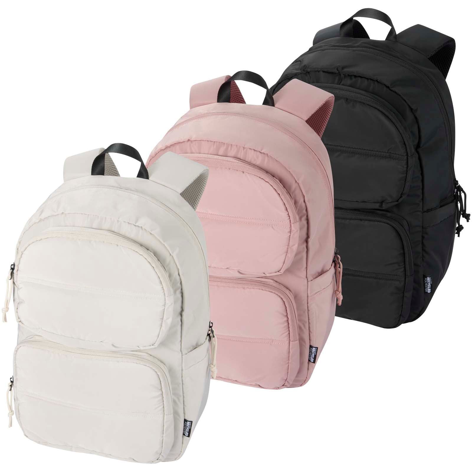 Sac à dos pour ordinateur portable Puffer de 15,6" recyclé et certifié GRS, de15 L 20