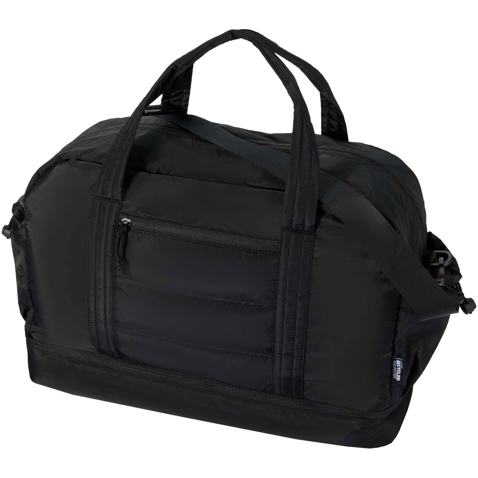 Sac de voyage Puffer recyclé certifié GRS avec fond isolé de 30 L
