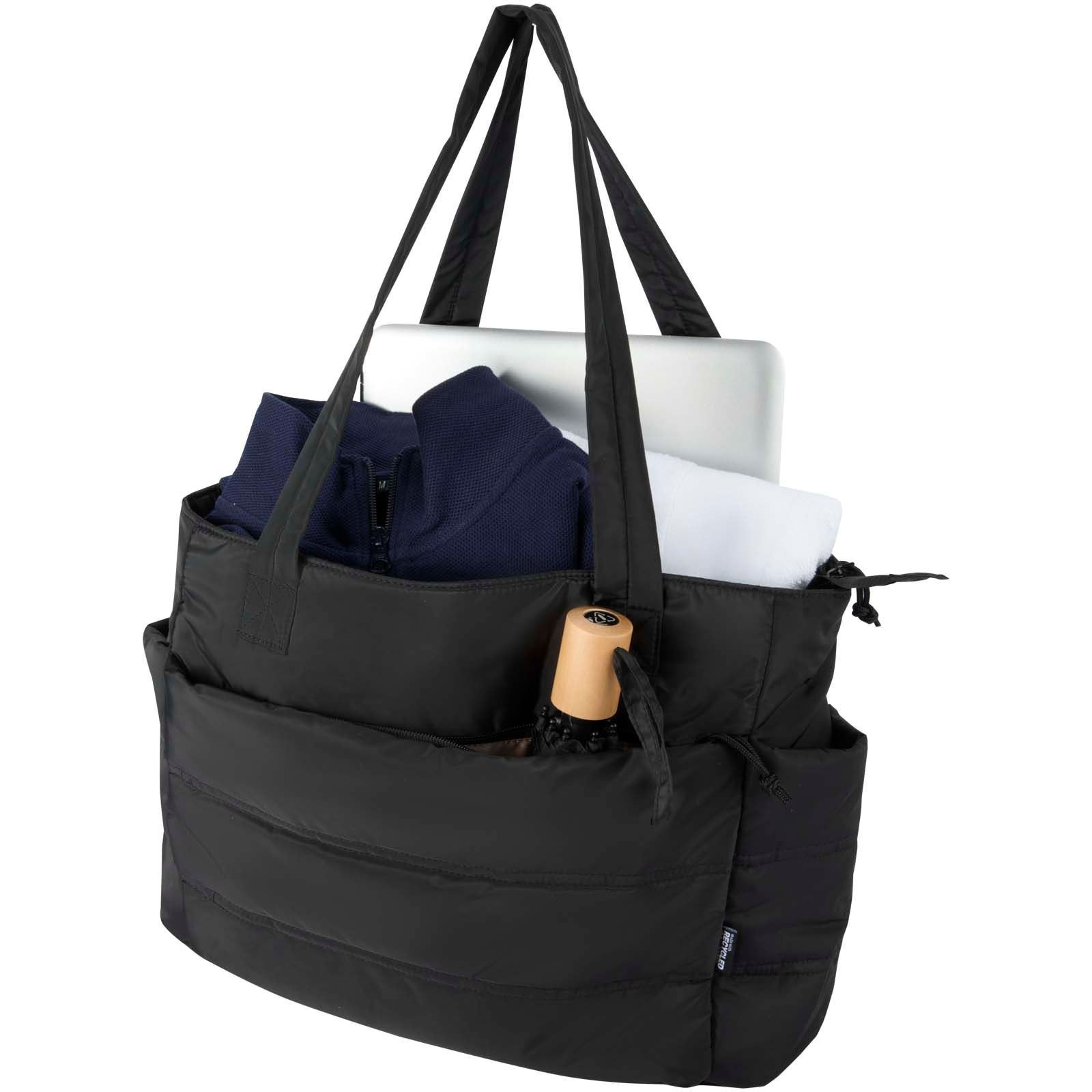Sac shopping Puffer pour ordinateur portable 15,6" certifié GRS et recyclé de 18 L 14