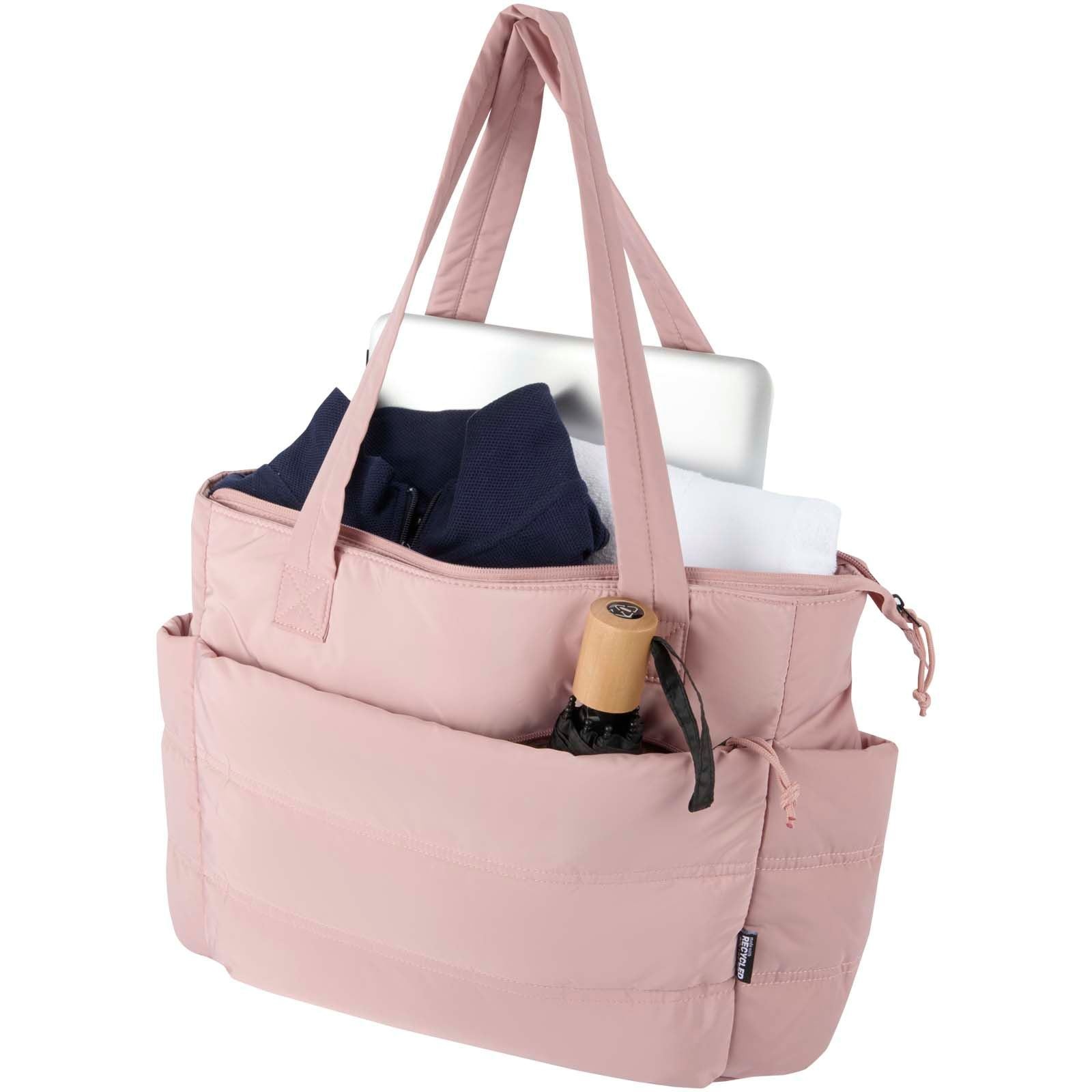 Sac shopping Puffer pour ordinateur portable 15,6" certifié GRS et recyclé de 18 L 15