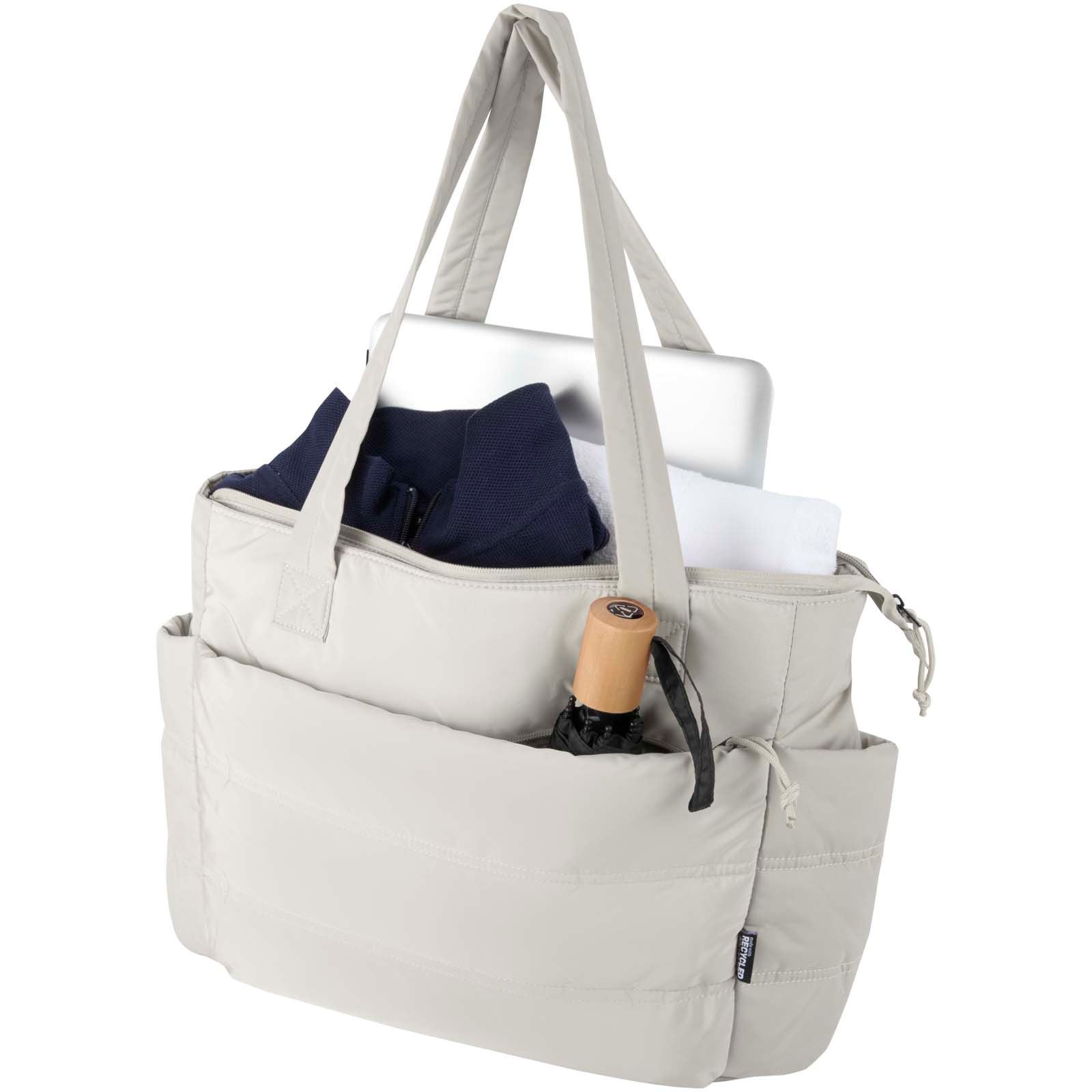 Sac shopping Puffer pour ordinateur portable 15,6" certifié GRS et recyclé de 18 L 16