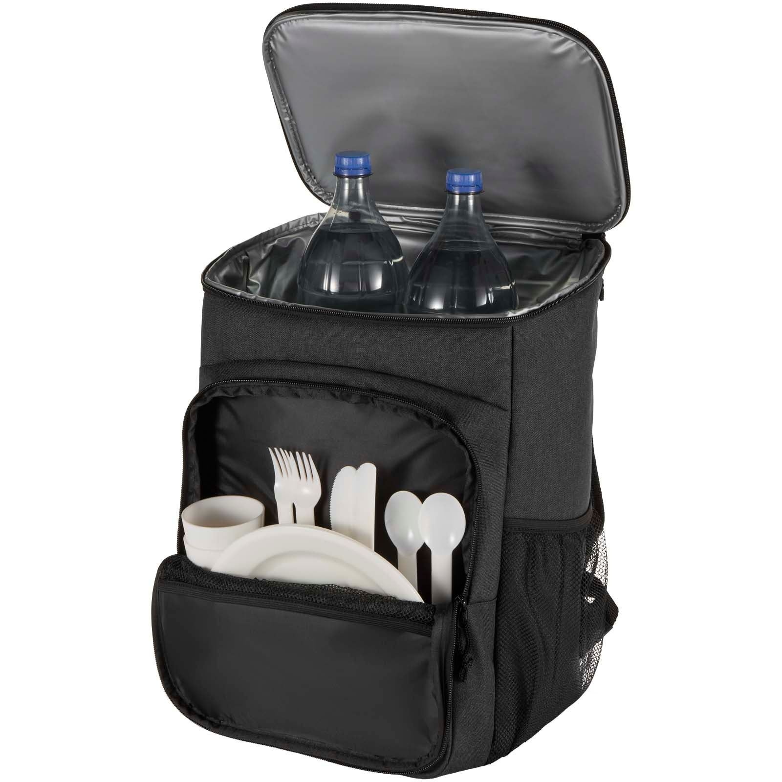 Sac à dos isotherme 20 L Tundra recyclé et certifié GRS pour pique-nique avec ensemble de couverts 19