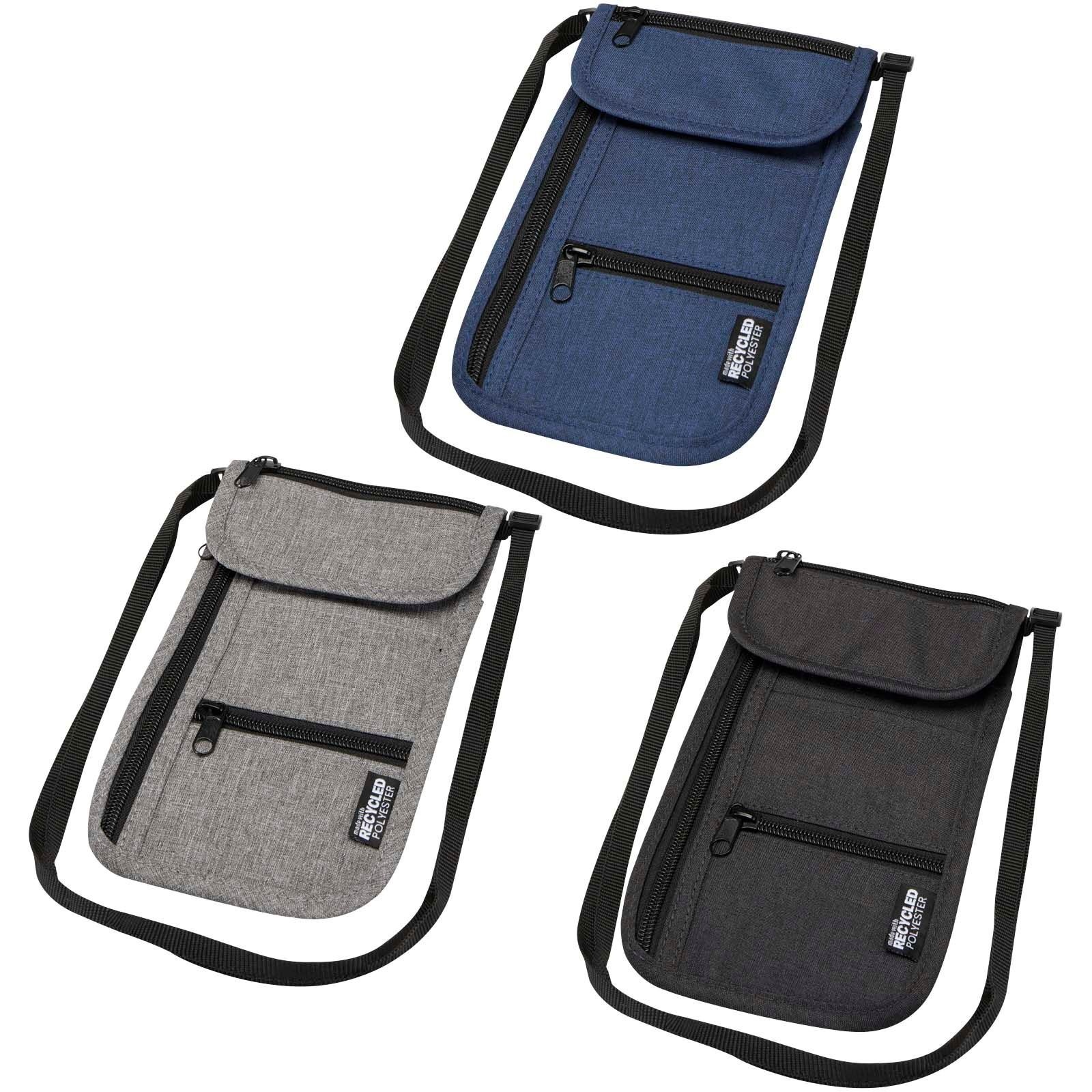 Pochette de voyage intelligente Ross recyclée et certifiée GRS 21