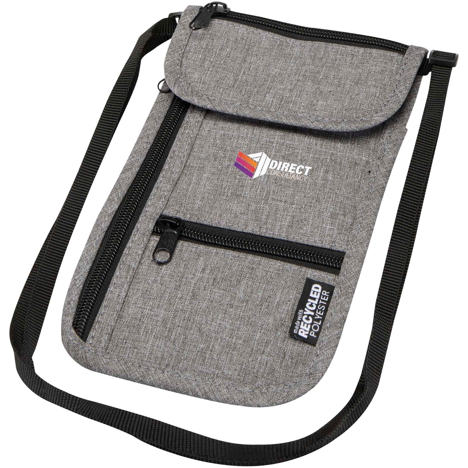 Pochette de voyage intelligente Ross recyclée et certifiée GRS 8