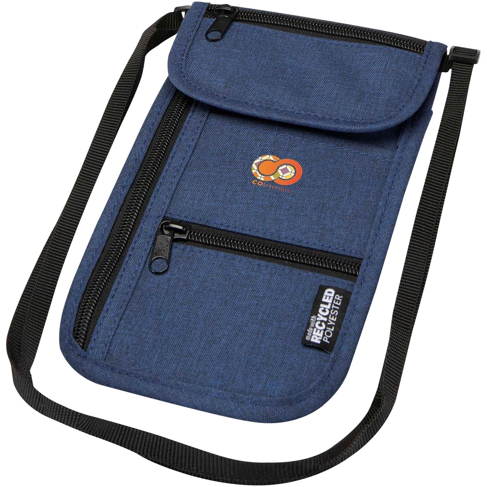 Pochette de voyage intelligente Ross recyclée et certifiée GRS 9